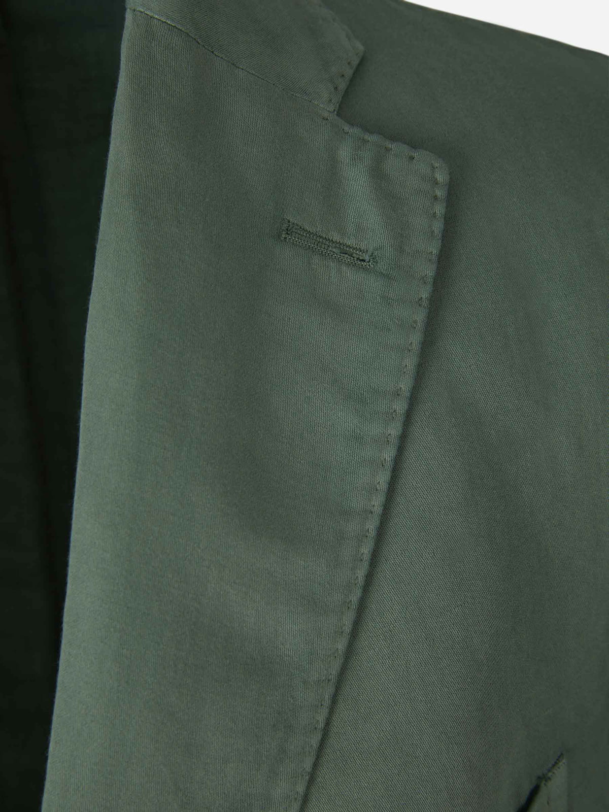 Outlet online Boglioli Hombre Americana Algodón Y Lino color Verde Militar sku 302-003288 02 - Foto 8