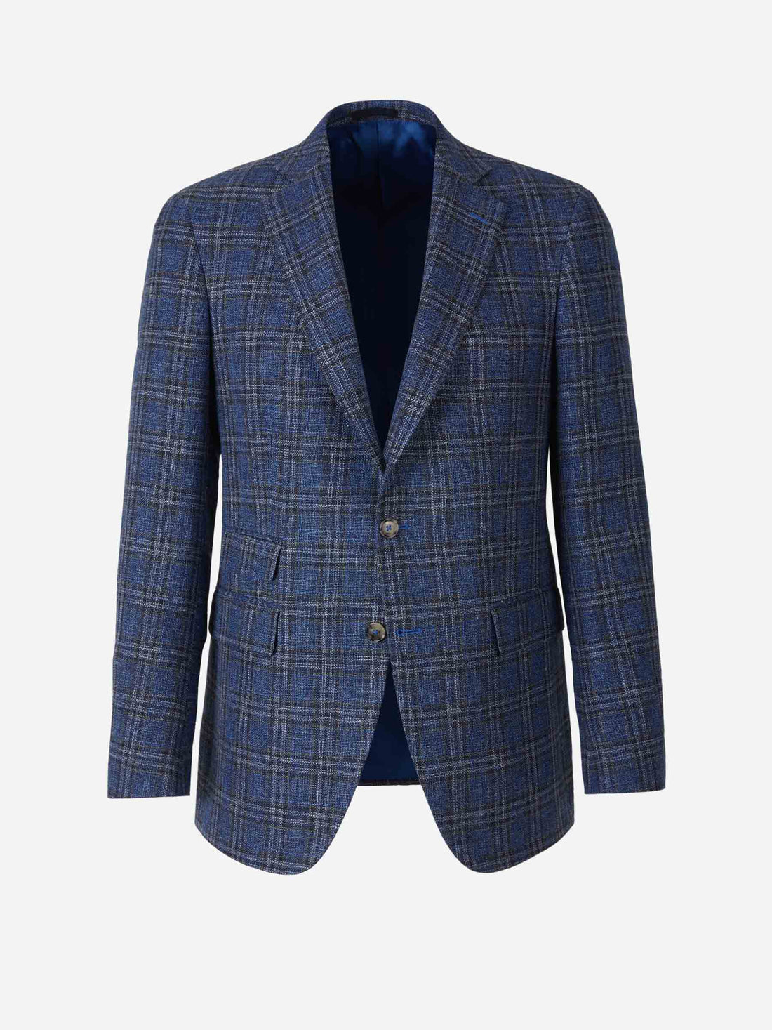 Outlet online Scabal Hombre Americana Motivo Cuadros color Azul Cobalto sku 302-003308 01 - Foto 1