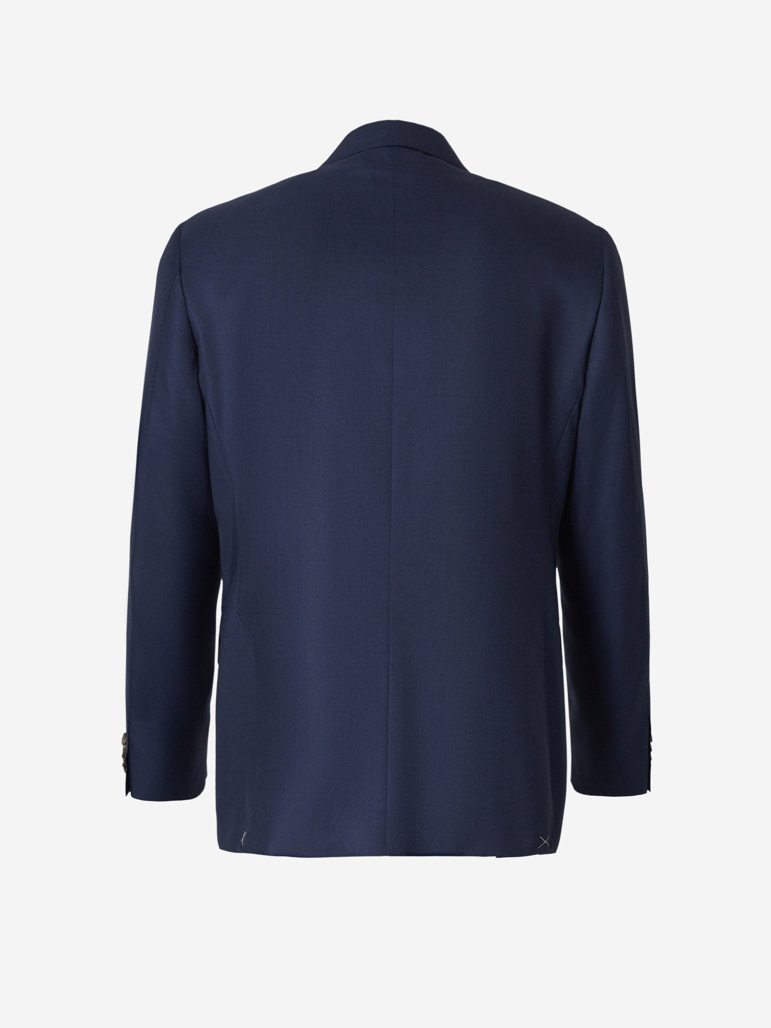 Outlet online Canali Hombre Americana Cashmere y Seda color Azul Cobalto sku 302-003316 01 - Foto 2