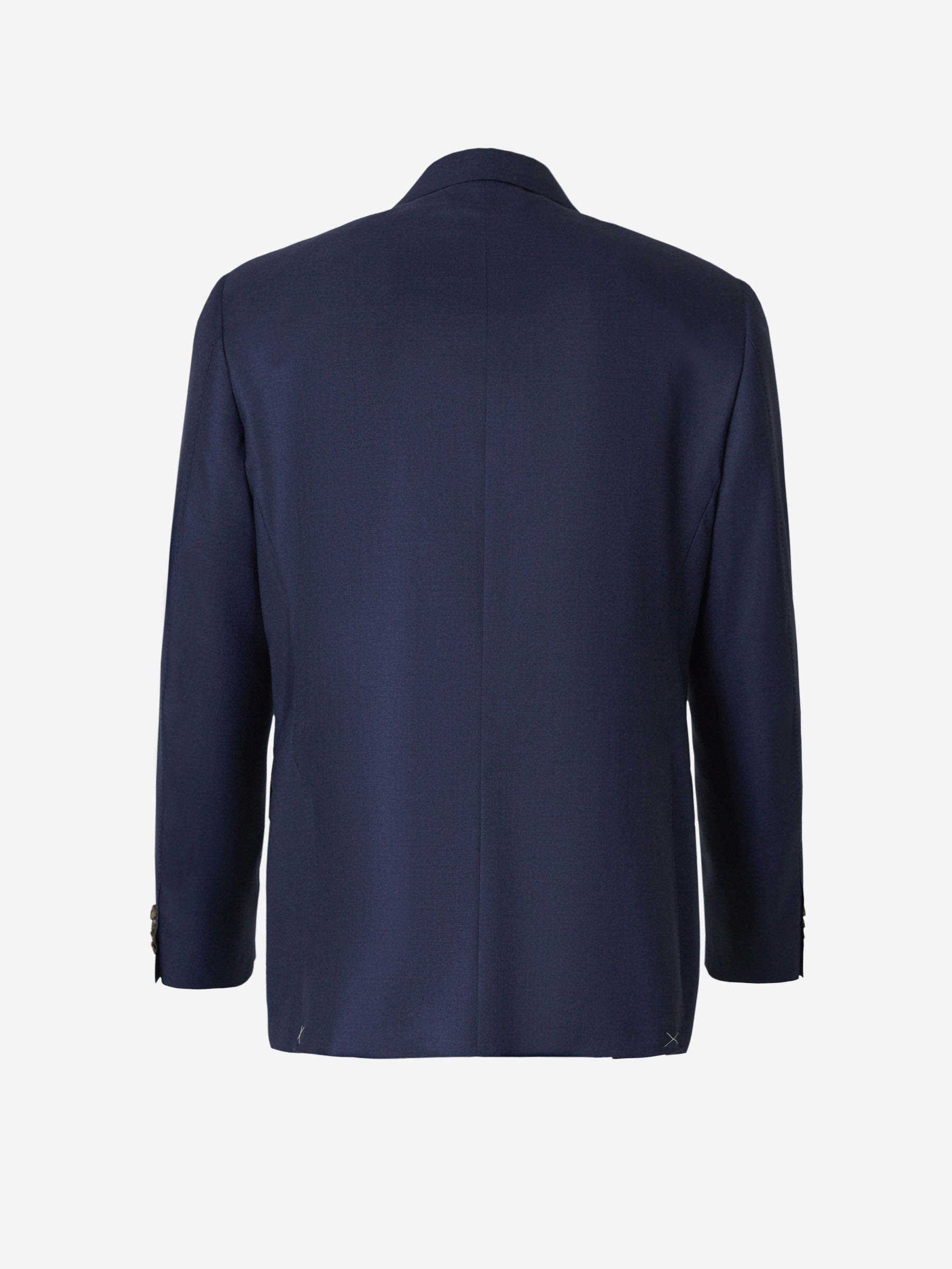 Outlet online Canali Hombre Americana Cashmere y Seda color Azul Cobalto sku 302-003316 01 - Foto 2