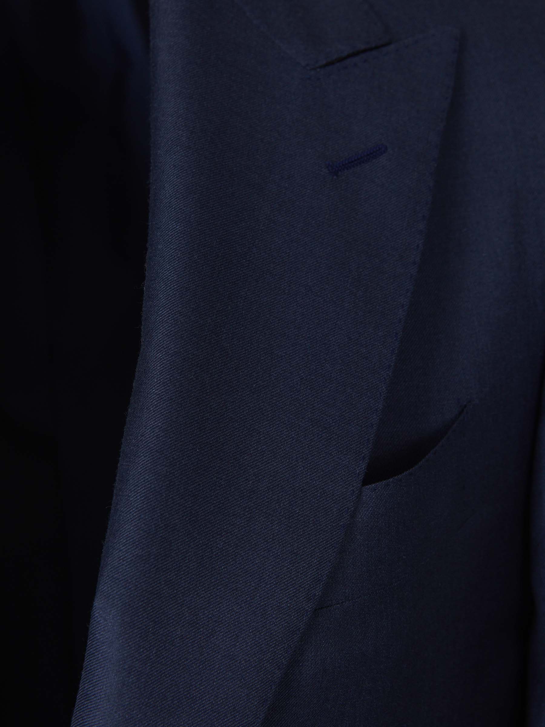Outlet online Canali Hombre Americana Cashmere y Seda color Azul Cobalto sku 302-003316 01 - Foto 3