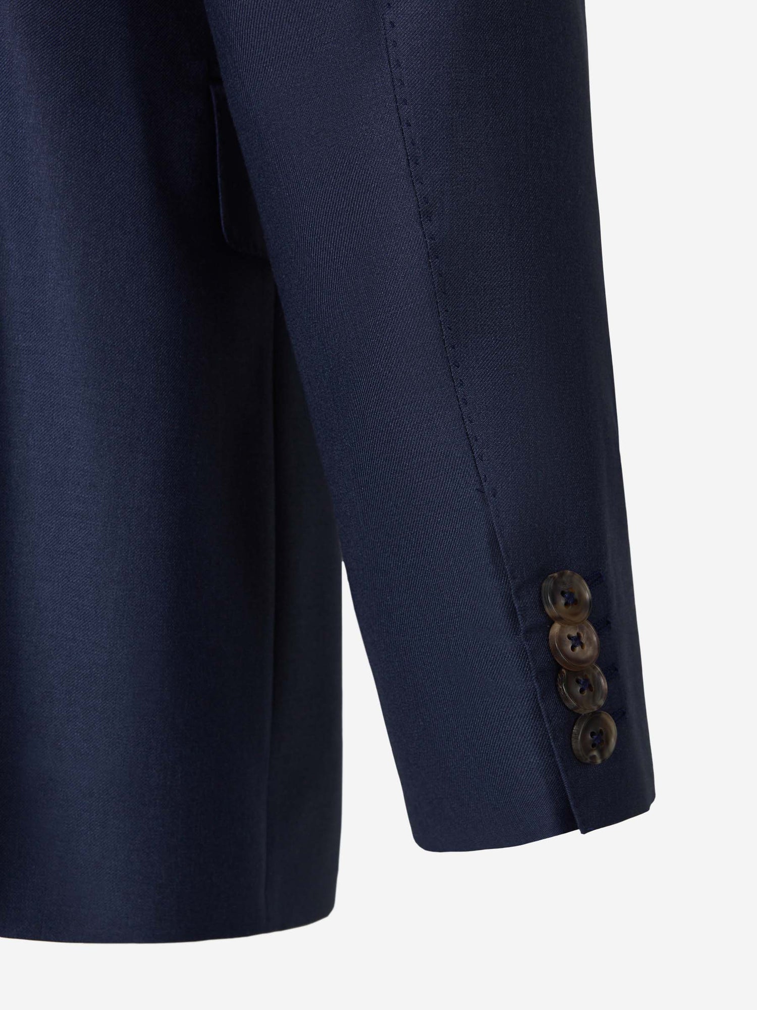 Outlet online Canali Hombre Americana Cashmere y Seda color Azul Cobalto sku 302-003316 01 - Foto 4