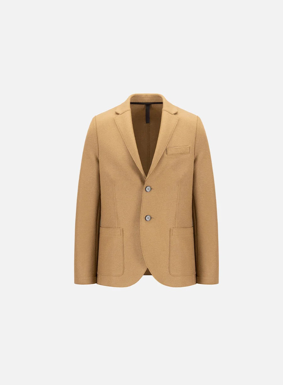 Outlet online Harris Wharf Hombre Americana Lana Ligera color Caramelo sku 302-003335 02 - Foto 1