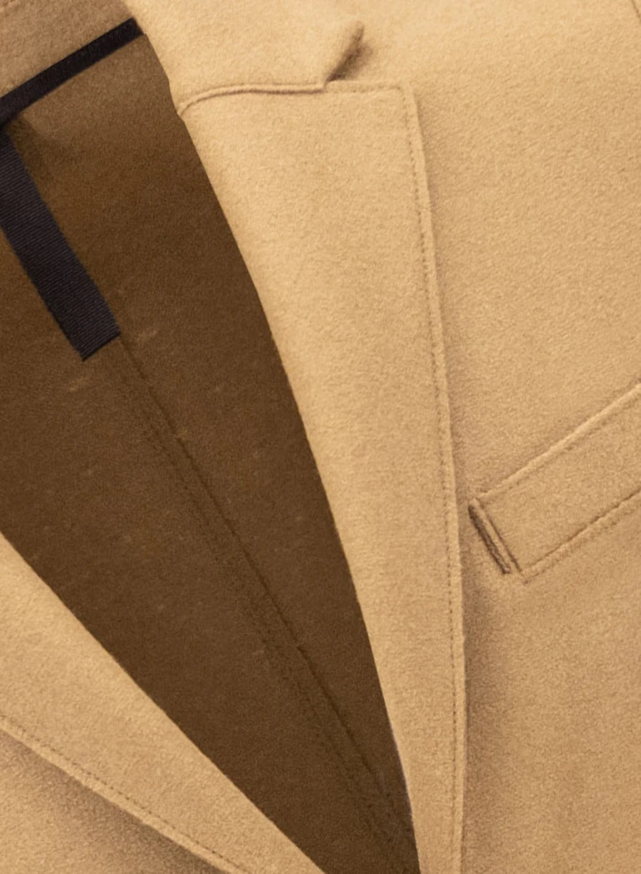 Outlet online Harris Wharf Hombre Americana Lana Ligera color Caramelo sku 302-003335 02 - Foto 5