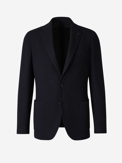 Outlet online Lardini Hombre Americana Lino Y Algodón color Azul Marino sku 302-003340 01 - Foto 1