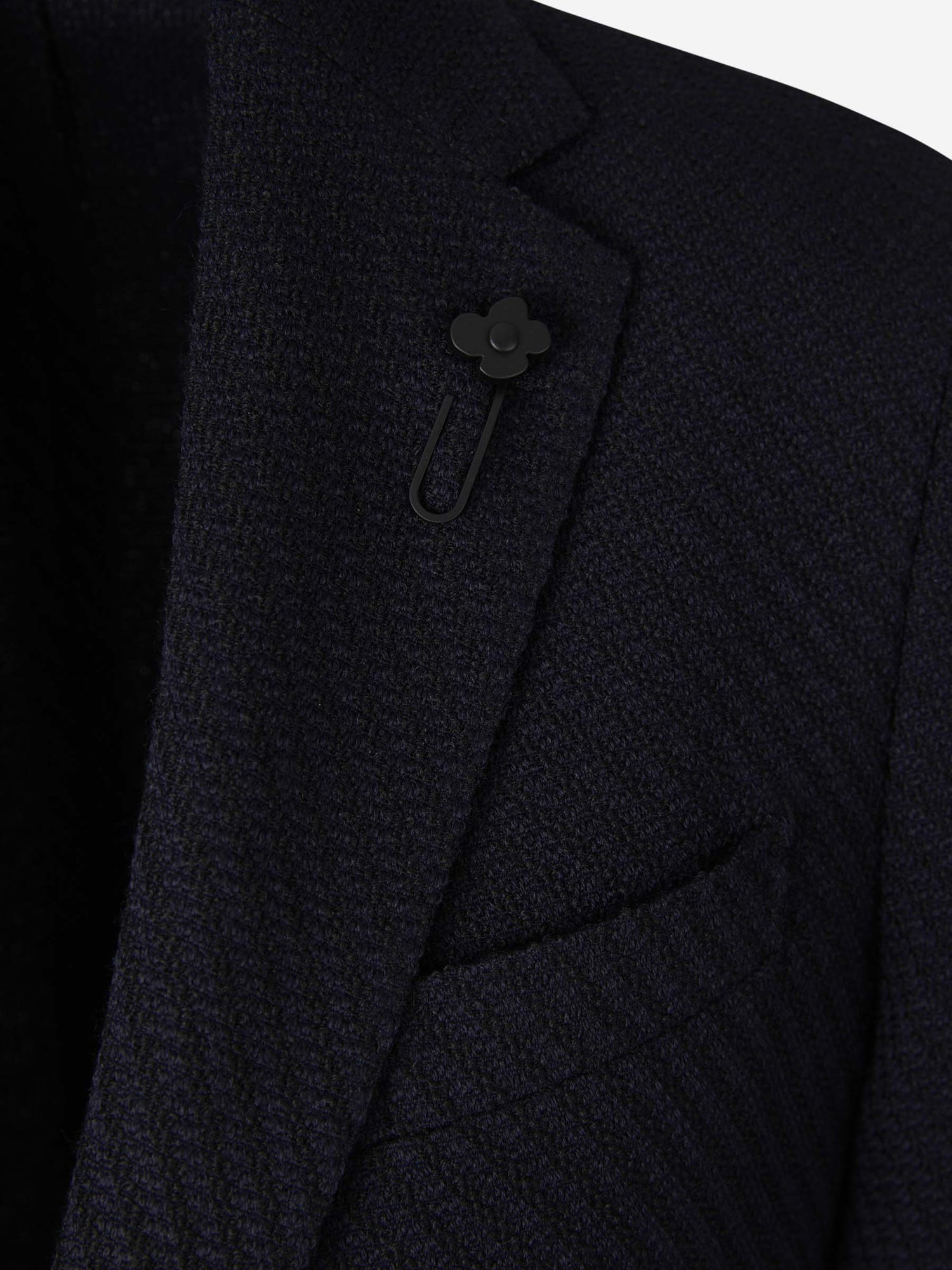 Outlet online Lardini Hombre Americana Lino Y Algodón color Azul Marino sku 302-003340 01 - Foto 3