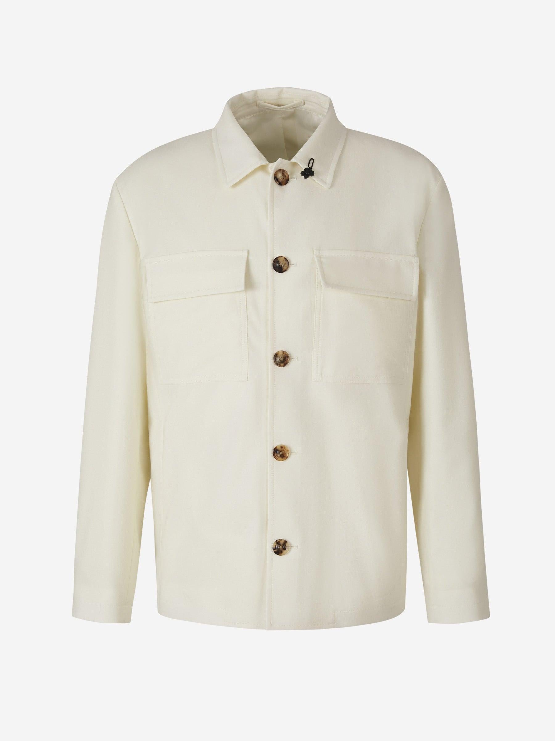 Lardini Chaqueta Camisera Attitude color Crema sku 302-003346 01 - Foto 1