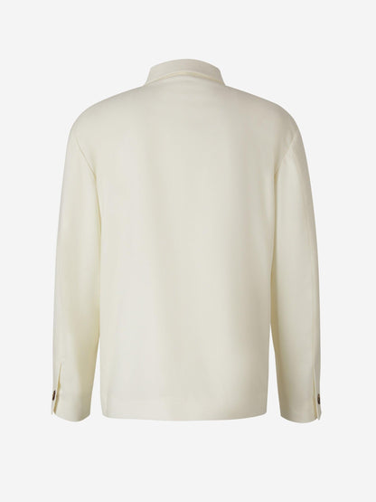 Lardini Chaqueta Camisera Attitude color Crema sku 302-003346 01 - Foto 2