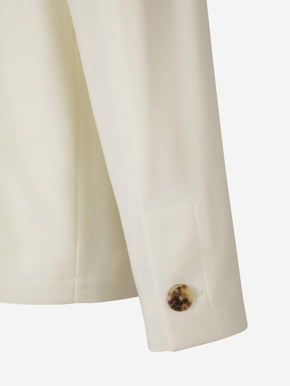 Lardini Chaqueta Camisera Attitude color Crema sku 302-003346 01 - Foto 6