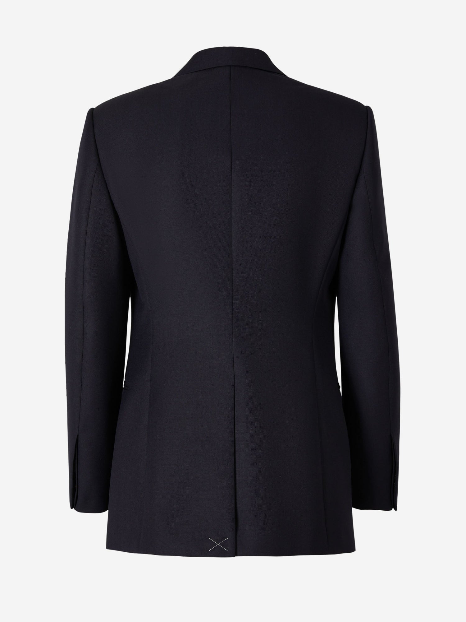 Outlet online McQueen Hombre Americana Lana Mohair color Azul Marino sku 302-003353 01 - Foto 2