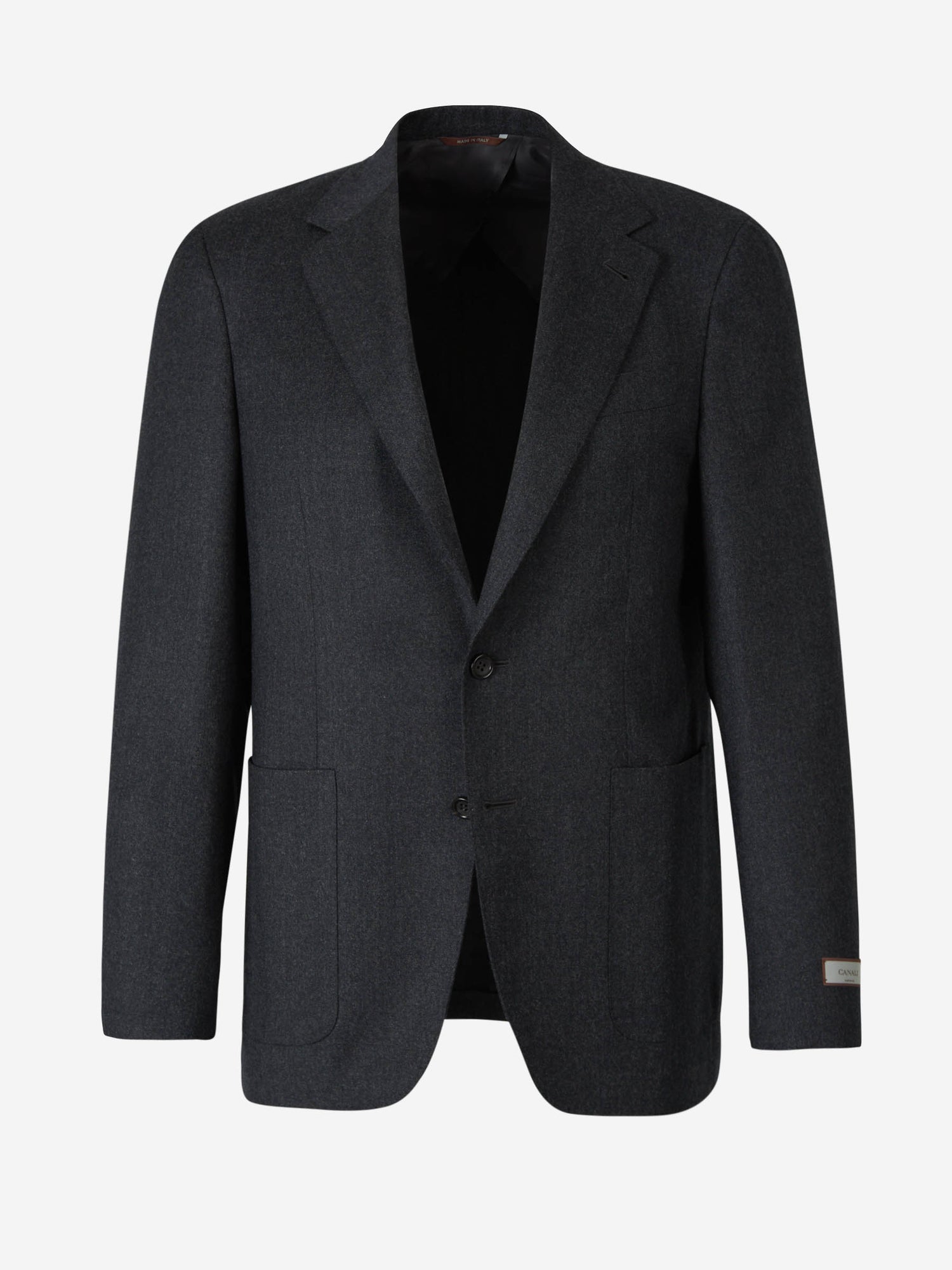 Outlet online Canali Hombre Americana Ligera Lana color Gris Oscuro sku 302-003357 01 - Foto 1