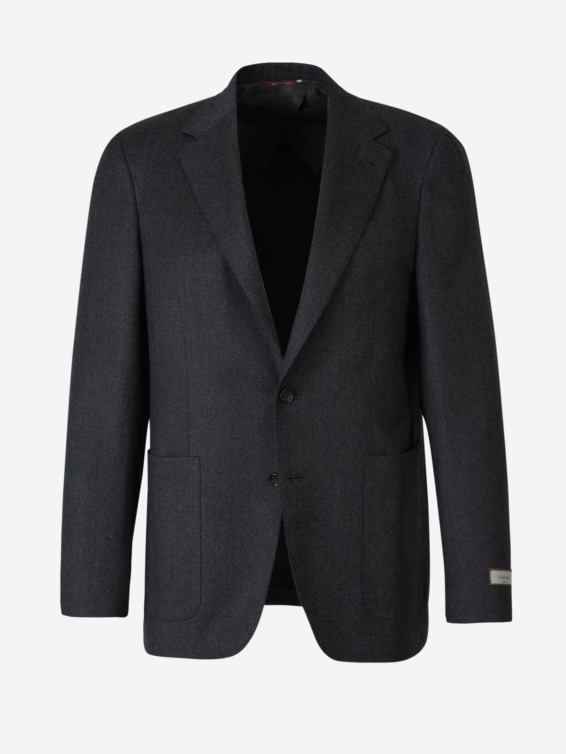 Outlet online Canali Hombre Americana Ligera Lana color Gris Oscuro sku 302-003357 01 - Foto 1