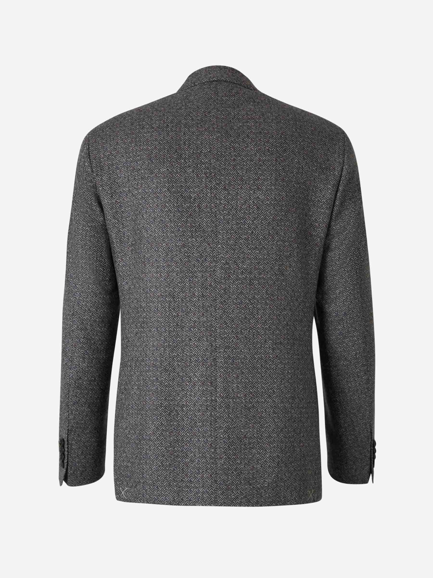 Outlet online Canali Hombre Americana Lana Y Cashmere color Marron sku 302-003362 01 - Foto 2