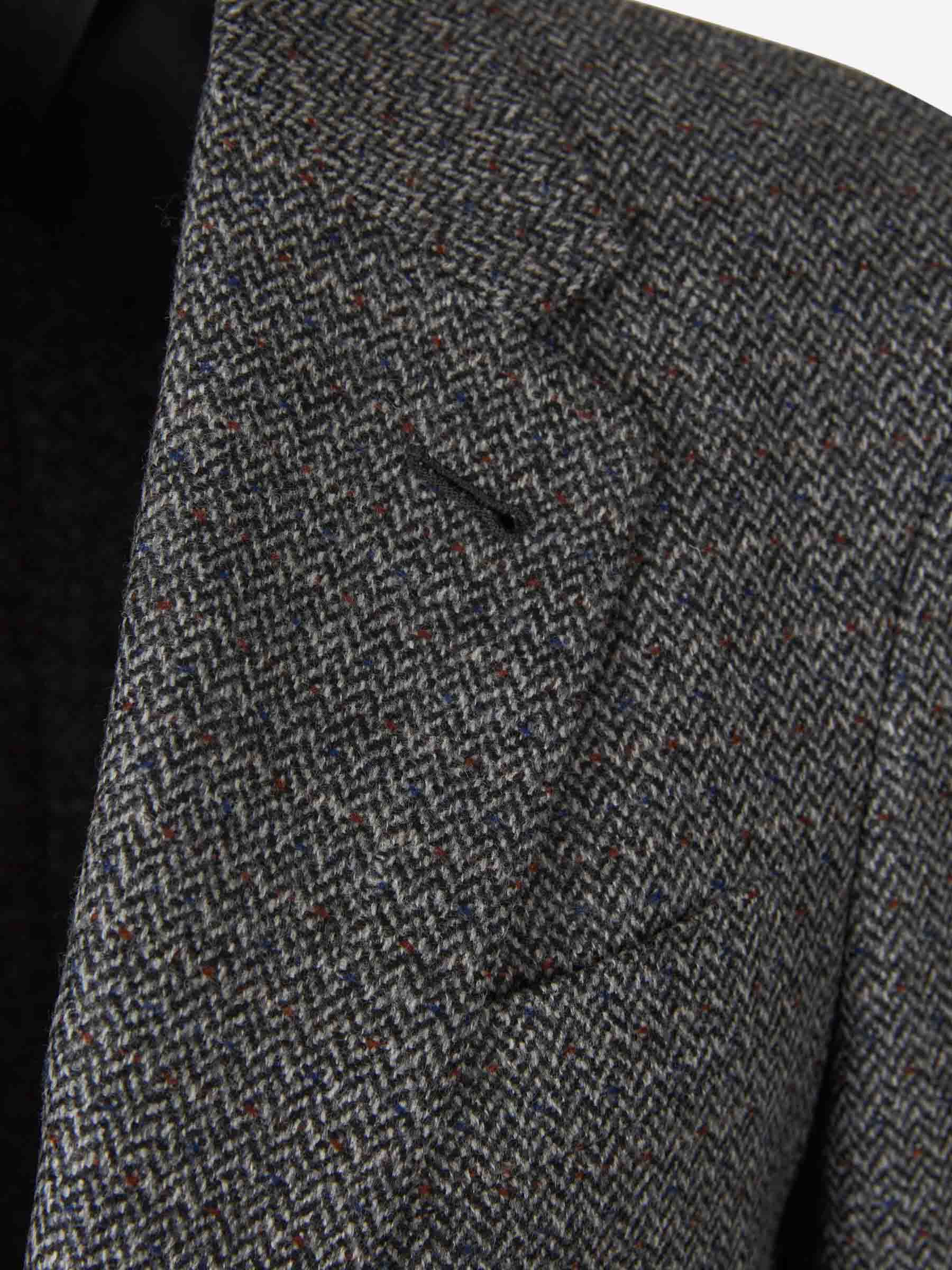 Outlet online Canali Hombre Americana Lana Y Cashmere color Marron sku 302-003362 01 - Foto 3