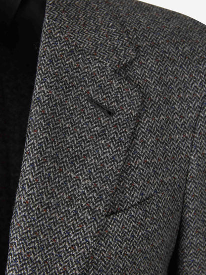 Outlet online Canali Hombre Americana Lana Y Cashmere color Marron sku 302-003362 01 - Foto 3