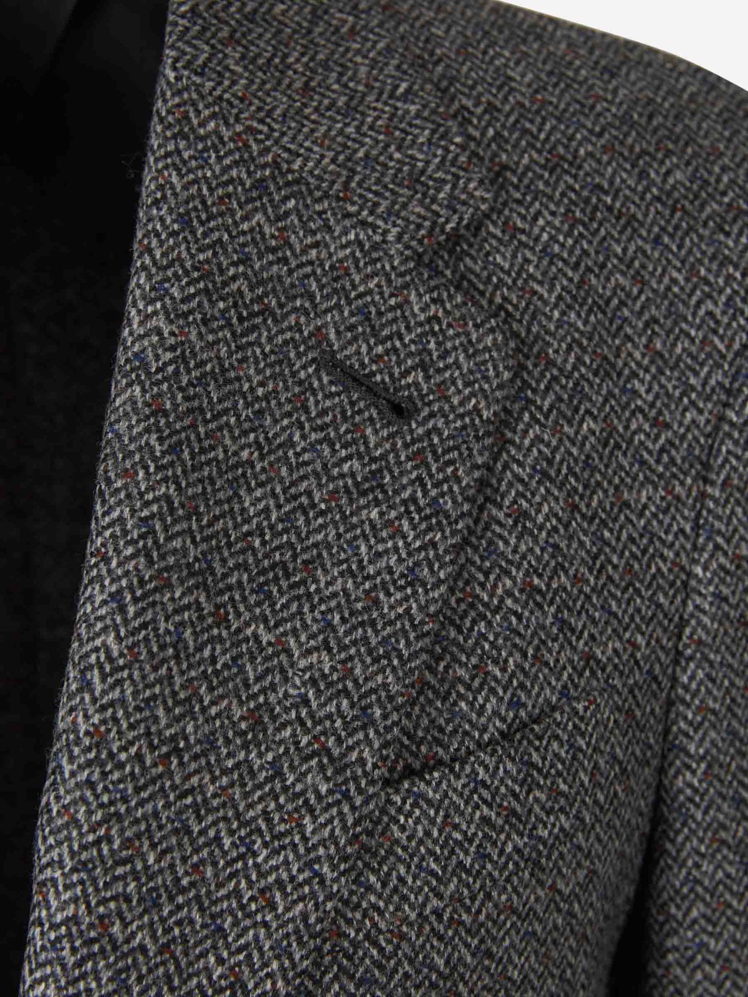 Outlet online Canali Hombre Americana Lana Y Cashmere color Gris Claro sku 302-003362 02 - Foto 3