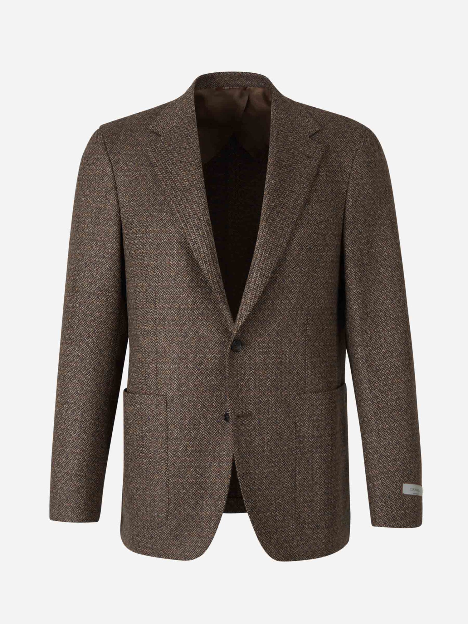 Outlet online Canali Hombre Americana Lana Y Cashmere color Gris Claro sku 302-003362 02 - Foto 6