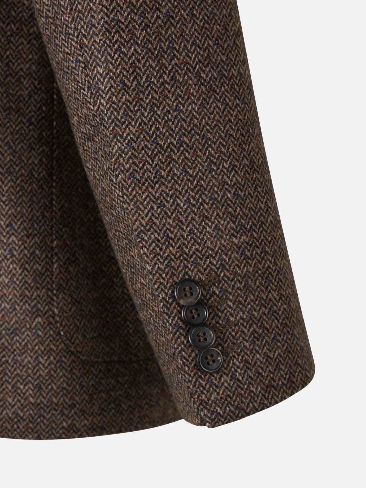 Outlet online Canali Hombre Americana Lana Y Cashmere color Marron sku 302-003362 01 - Foto 10