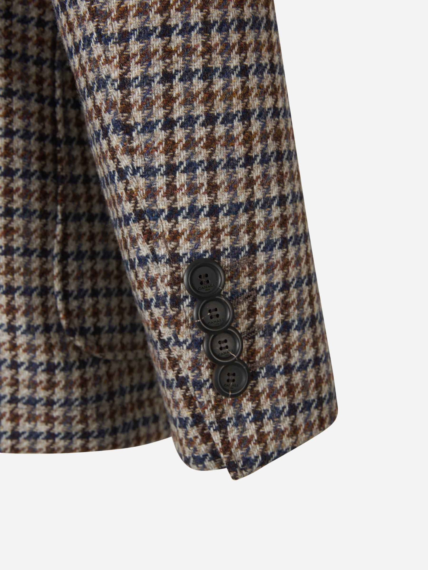 Outlet online Canali Hombre Americana Lana Ultraligera color Arena sku 302-003365 01 - Foto 5