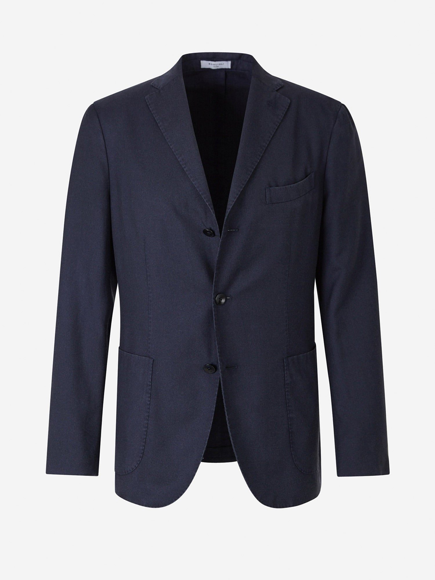 Outlet online Boglioli Hombre Americana Cashmere Y Seda color Azul Noche sku 302-003375 01 - Foto 1