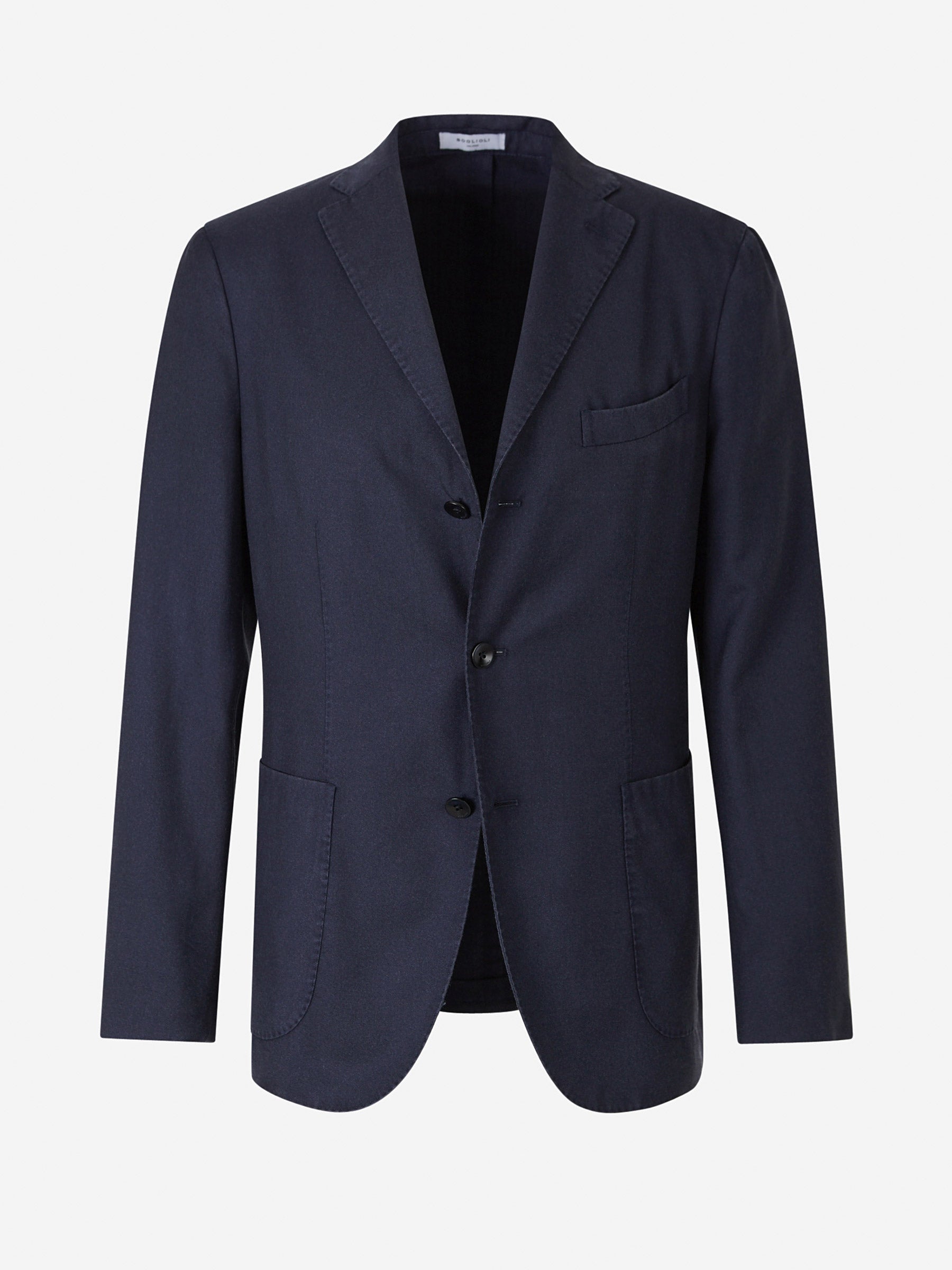 Outlet online Boglioli Hombre Americana Cashmere Y Seda color Azul Noche sku 302-003375 01 - Foto 1