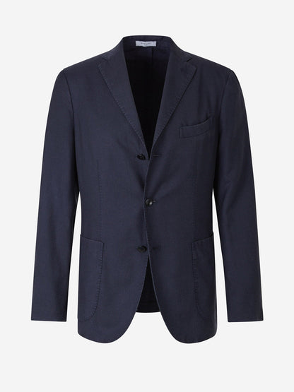 Outlet online Boglioli Hombre Americana Cashmere Y Seda color Azul Noche sku 302-003375 01 - Foto 1