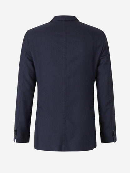 Outlet online Boglioli Hombre Americana Cashmere Y Seda color Azul Noche sku 302-003375 01 - Foto 2