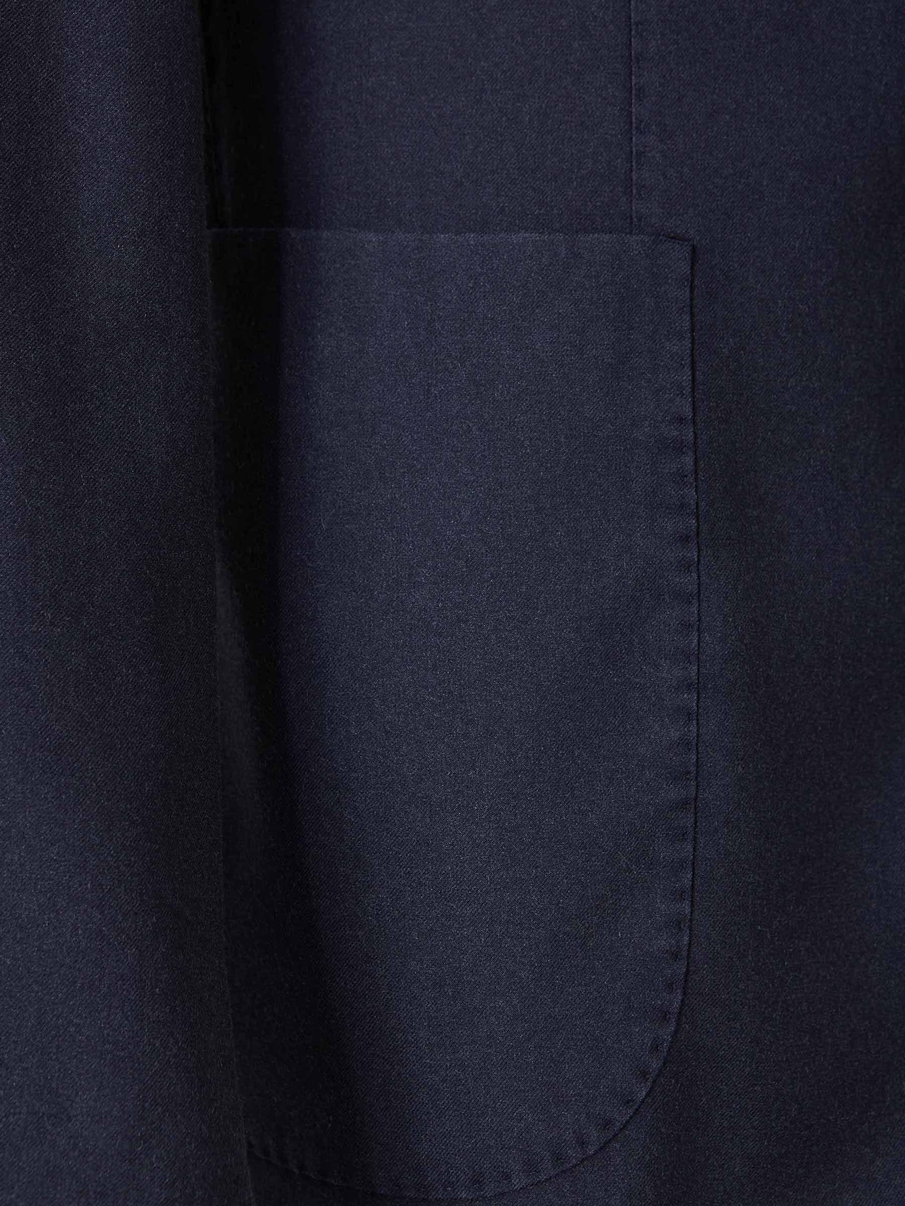 Outlet online Boglioli Hombre Americana Cashmere Y Seda color Azul Noche sku 302-003375 01 - Foto 4