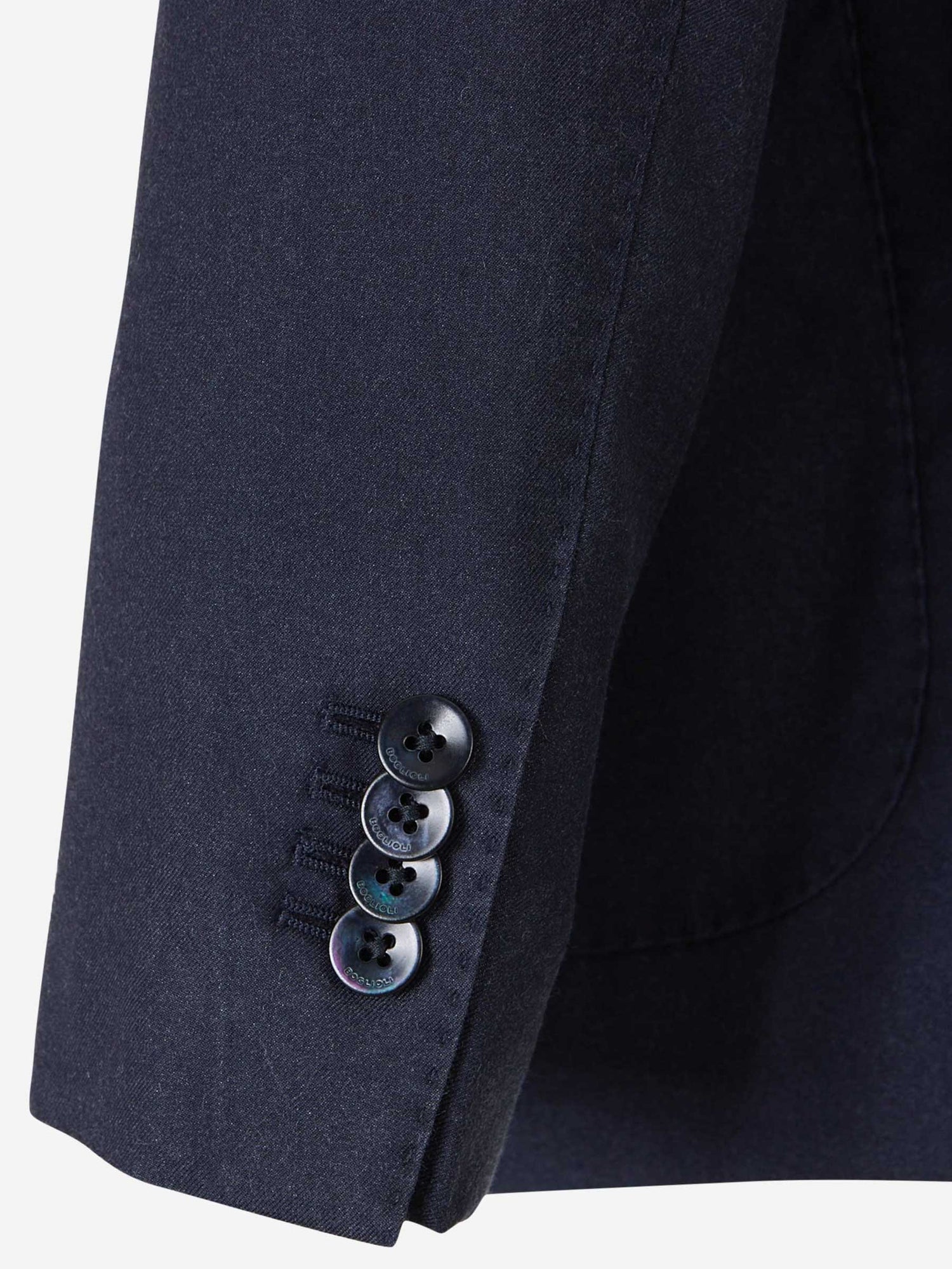 Outlet online Boglioli Hombre Americana Cashmere Y Seda color Azul Noche sku 302-003375 01 - Foto 5