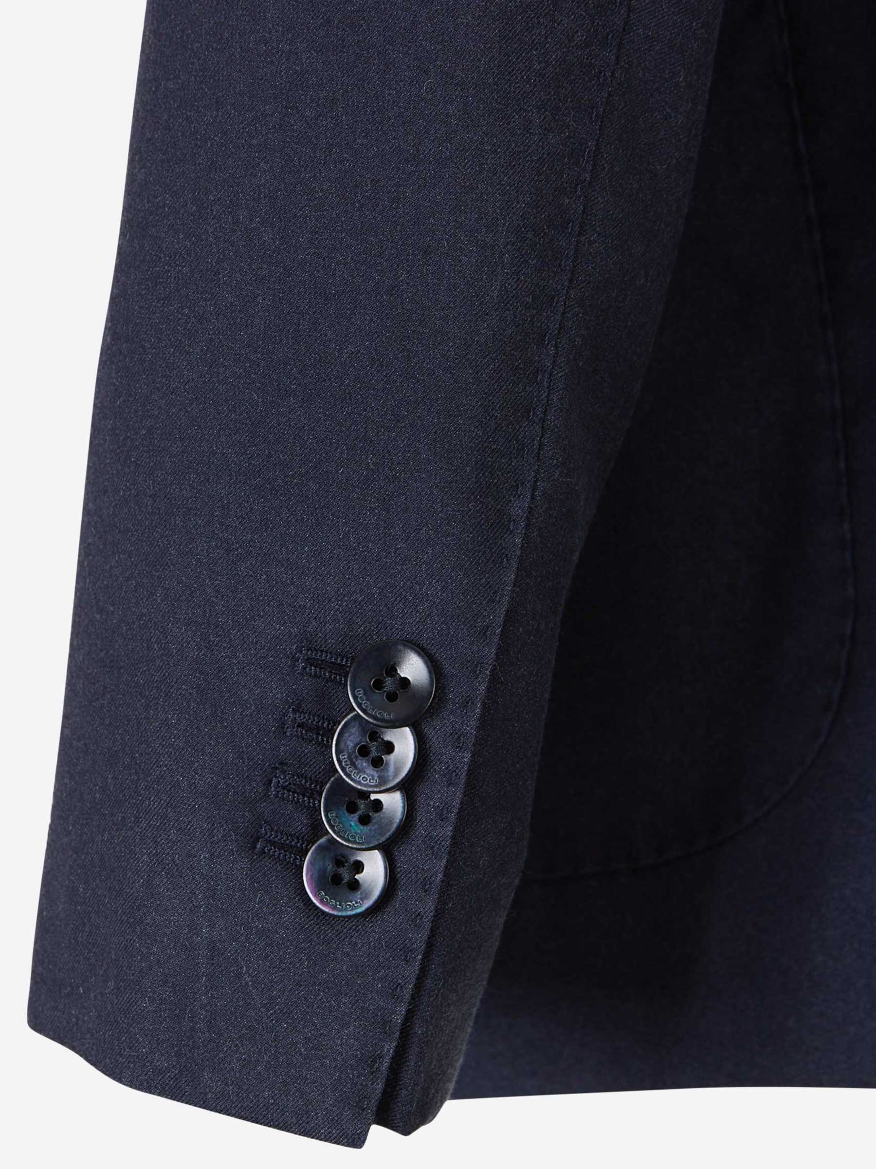 Outlet online Boglioli Hombre Americana Cashmere Y Seda color Azul Noche sku 302-003375 01 - Foto 5