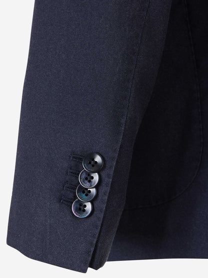 Outlet online Boglioli Hombre Americana Cashmere Y Seda color Azul Noche sku 302-003375 01 - Foto 5