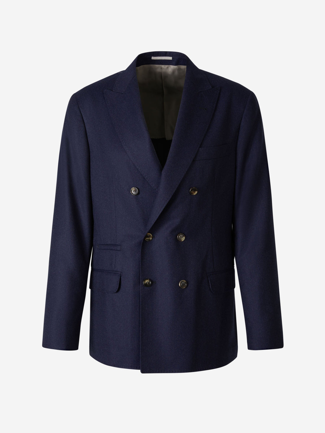Outlet online Brunello Cucinelli Hombre Americana Cruzada Lana color Azul Marino sku 302-003382 01 - Foto 1