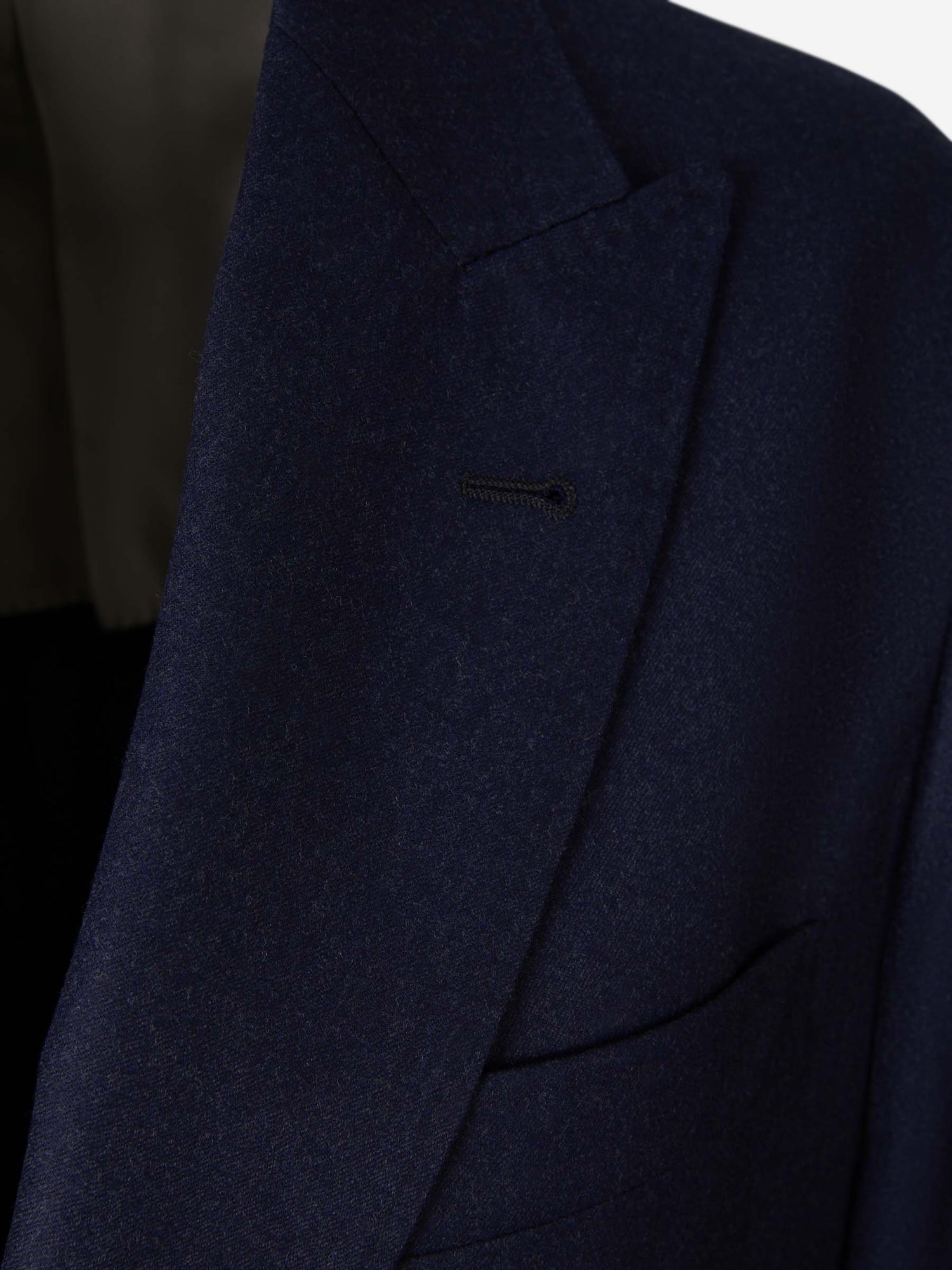 Outlet online Brunello Cucinelli Hombre Americana Cruzada Lana color Azul Marino sku 302-003382 01 - Foto 3