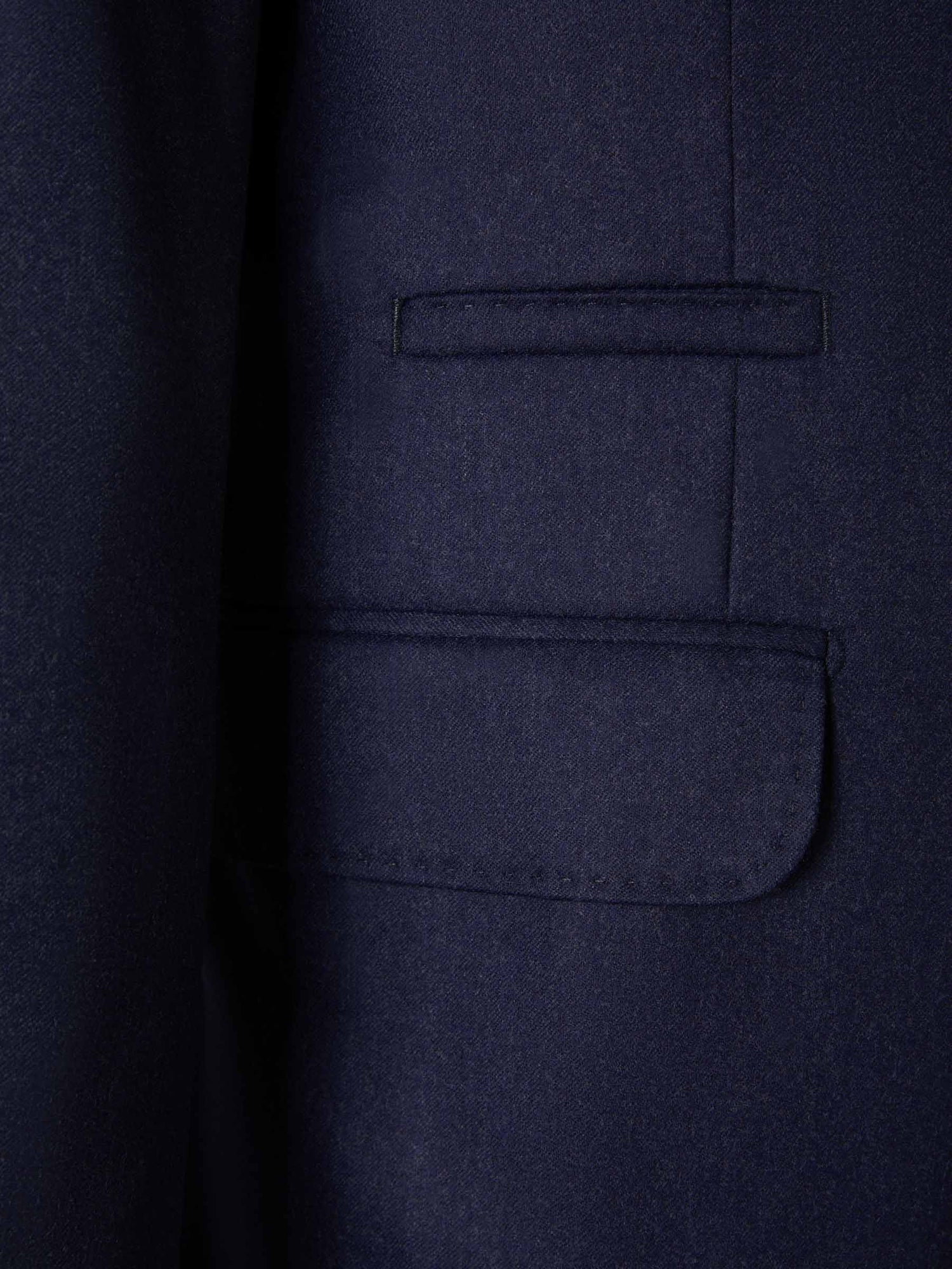 Outlet online Brunello Cucinelli Hombre Americana Cruzada Lana color Azul Marino sku 302-003382 01 - Foto 4