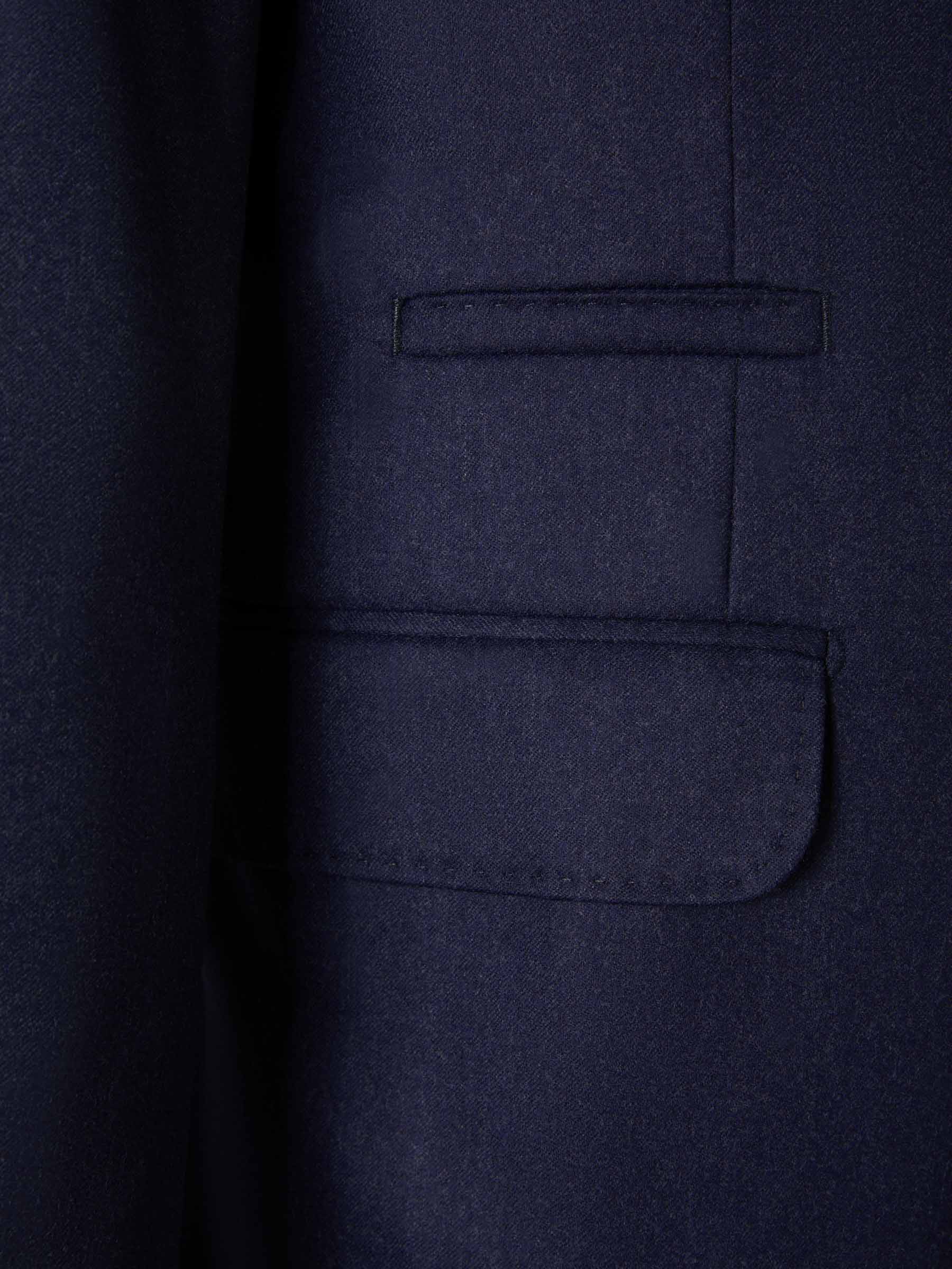 Outlet online Brunello Cucinelli Hombre Americana Cruzada Lana color Azul Marino sku 302-003382 01 - Foto 4