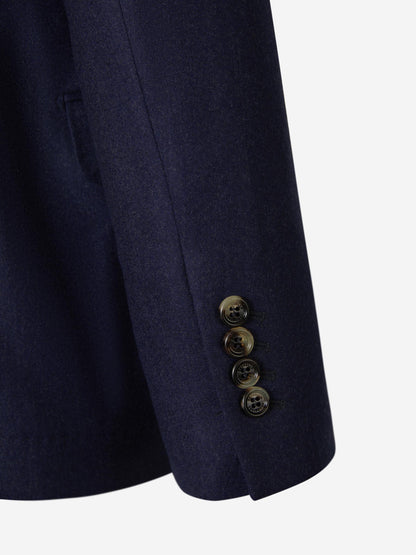 Outlet online Brunello Cucinelli Hombre Americana Cruzada Lana color Azul Marino sku 302-003382 01 - Foto 5