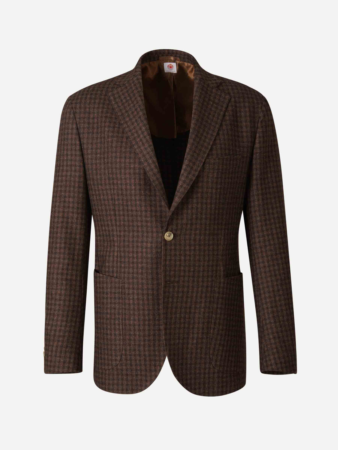 Outlet online Borrelli Hombre Americana Procida Cuadros color Negro sku 302-003387 01 - Foto 1