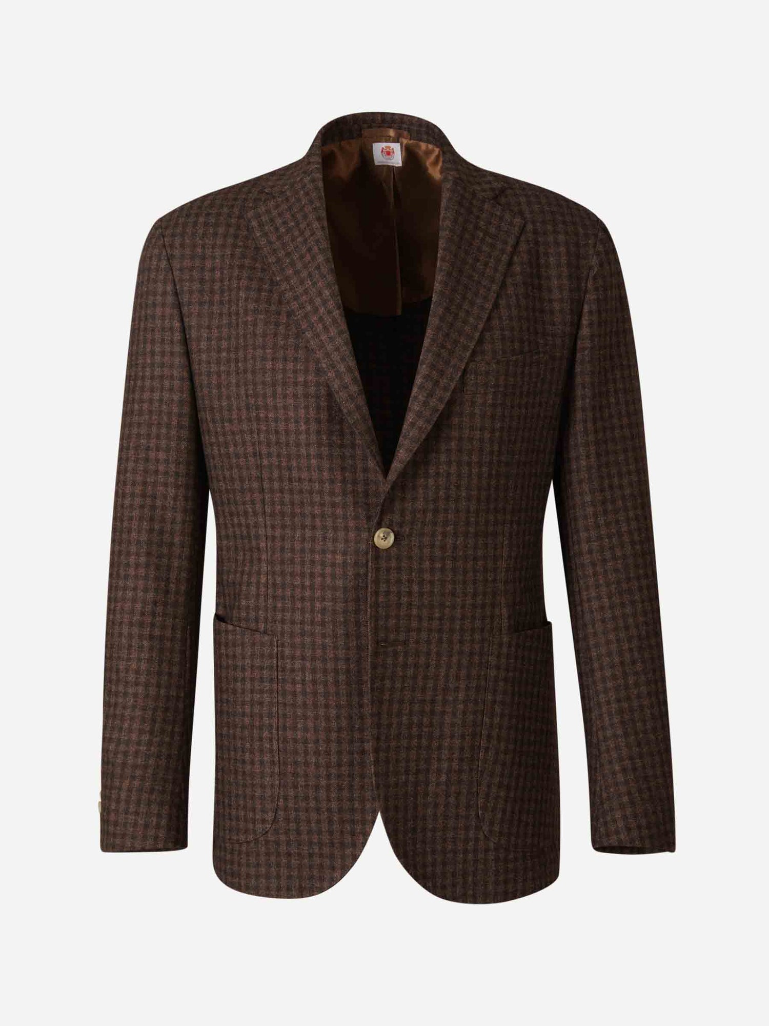 Outlet online Borrelli Hombre Americana Procida Cuadros color Negro sku 302-003387 01 - Foto 1