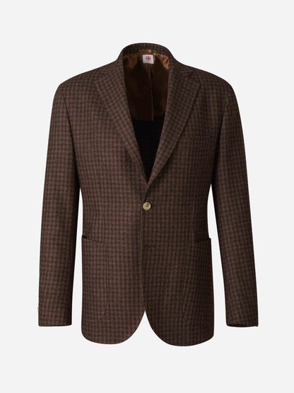Outlet online Borrelli Hombre Americana Procida Cuadros color Negro sku 302-003387 01 - Foto 1
