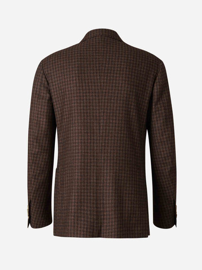 Outlet online Borrelli Hombre Americana Procida Cuadros color Negro sku 302-003387 01 - Foto 2