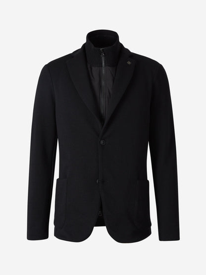 Outlet online Gran Sasso Hombre Chaqueta Punto Rainwool color Negro sku 302-003396 01 - Foto 1