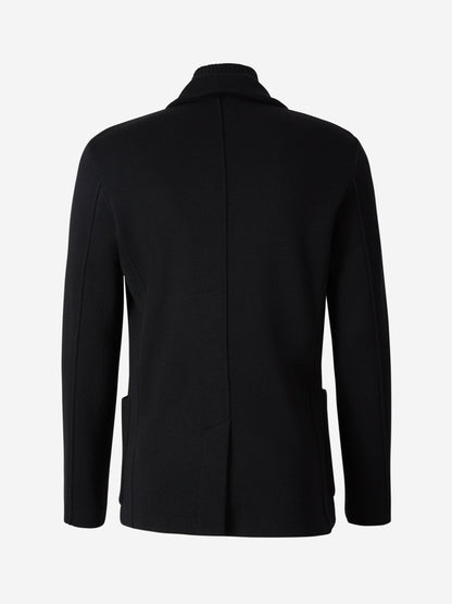 Outlet online Gran Sasso Hombre Chaqueta Punto Rainwool color Negro sku 302-003396 01 - Foto 2