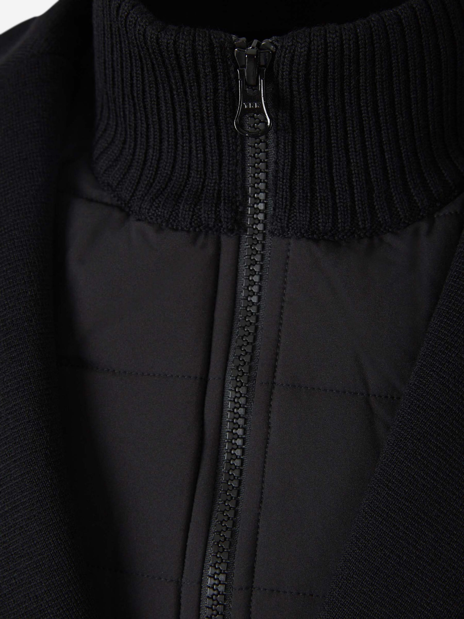 Outlet online Gran Sasso Hombre Chaqueta Punto Rainwool color Negro sku 302-003396 01 - Foto 3