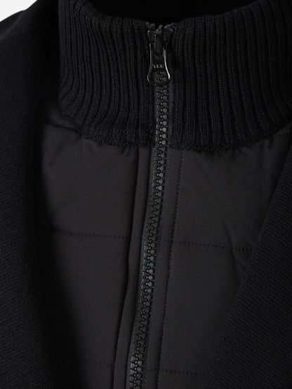Outlet online Gran Sasso Hombre Chaqueta Punto Rainwool color Negro sku 302-003396 01 - Foto 3