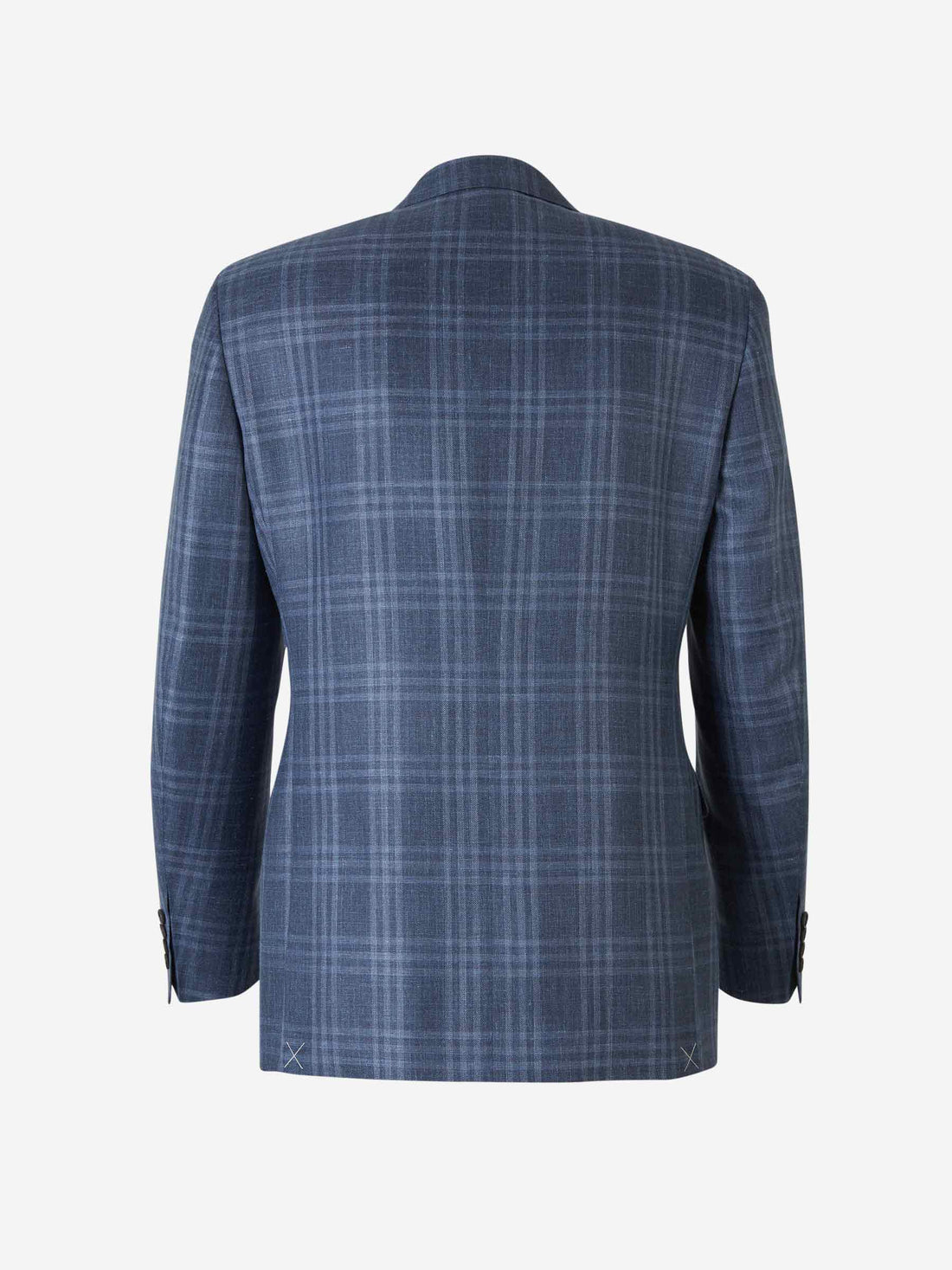 Outlet online Canali Hombre Americana Motivo Cuadros color Azul Marino sku 302-003460 01 - Foto 2