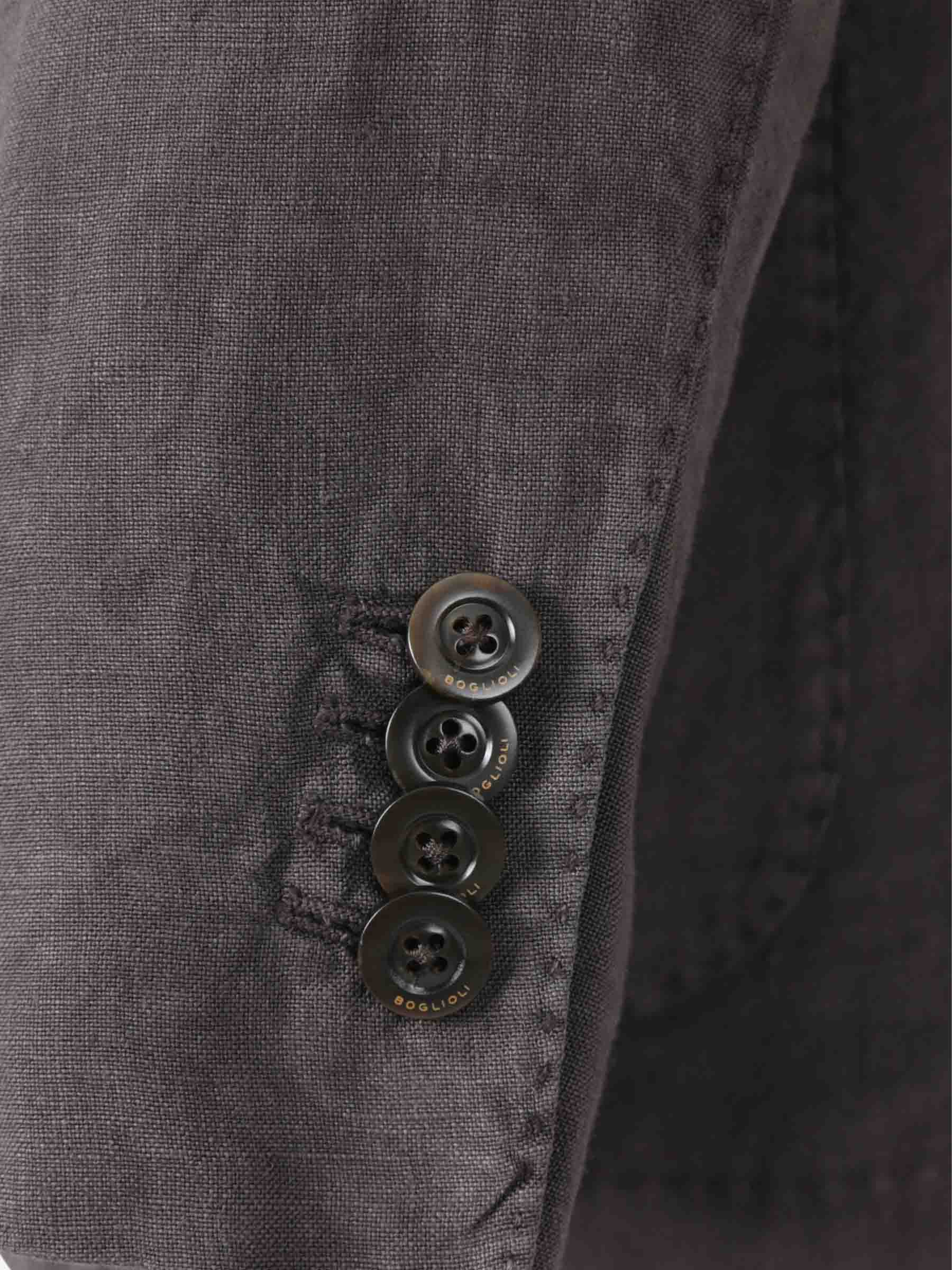 Boglioli Hombre Barcelona Americana Recta Lino color Marrón sku 302-003535 01 - Foto 3