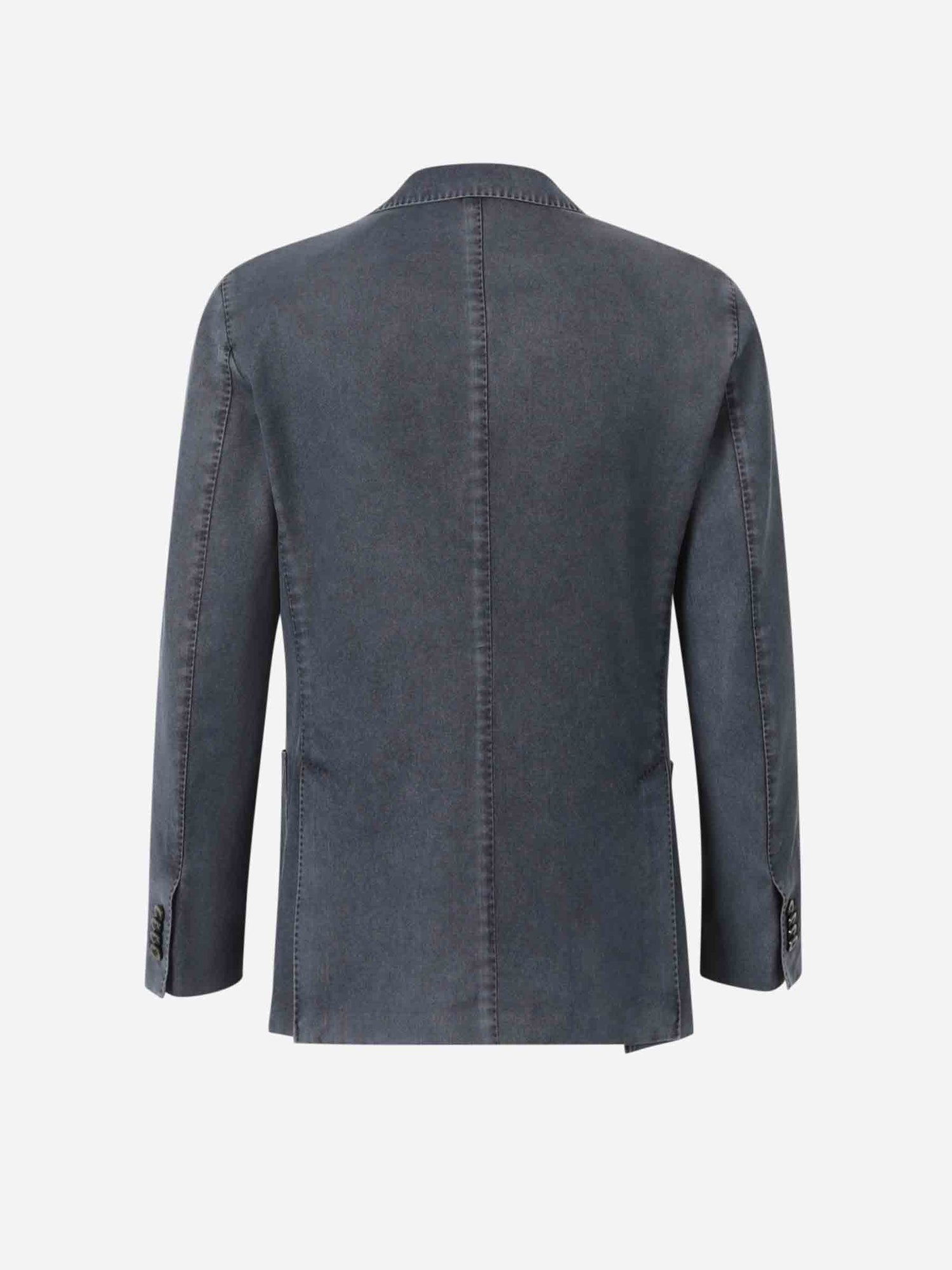 Outlet online Boglioli Hombre Americana Recta Lana color Azul Marino sku 302-003540 01 - Foto 2