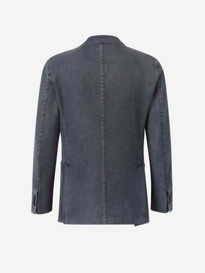 Outlet online Boglioli Hombre Americana Recta Lana color Azul Marino sku 302-003540 01 - Foto 2