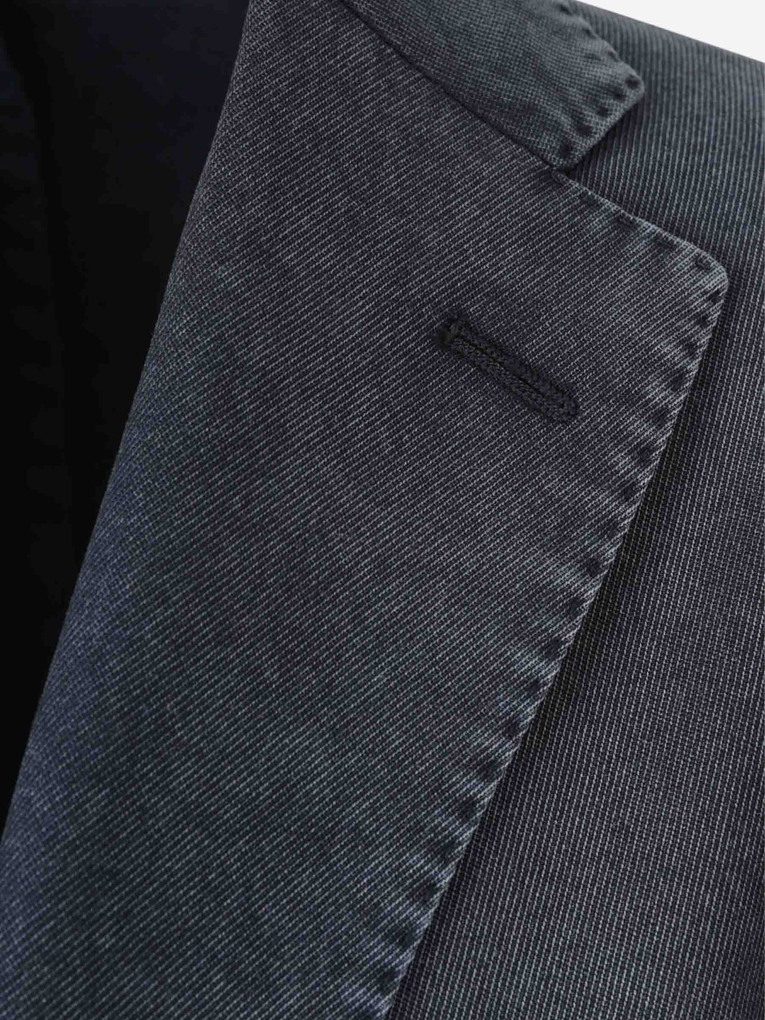Outlet online Boglioli Hombre Americana Recta Lana color Azul Marino sku 302-003540 01 - Foto 3