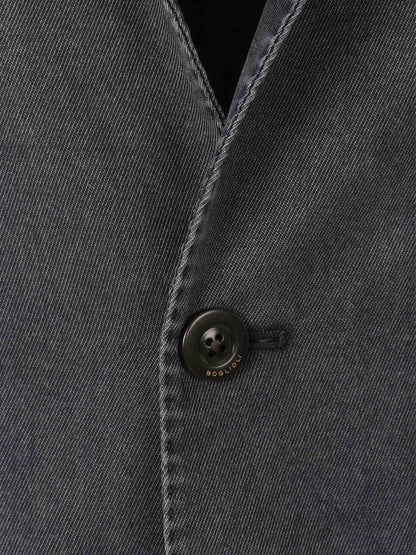 Outlet online Boglioli Hombre Americana Recta Lana color Azul Marino sku 302-003540 01 - Foto 4
